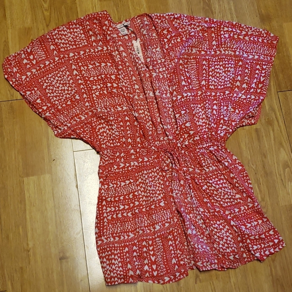 NWT Victoria's Secret valentine heart robe/kimono